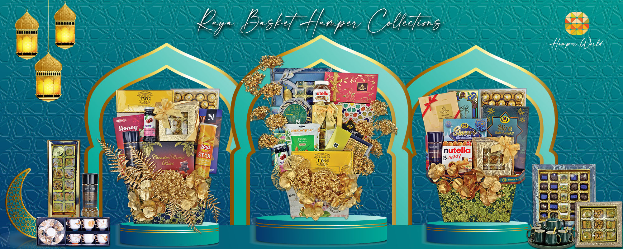 Hamper World Raya Hamper Delivery l Halal Hamper Gift l Online Hamper